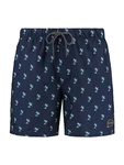 Shiwi Badeshorts Palmtree dunkelblau/mint
