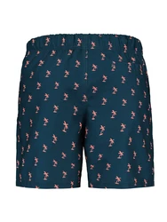 Shiwi Badeshorts Palmtree petrol/lachs
