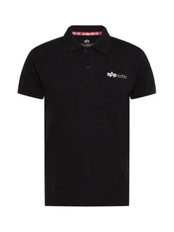ALPHA INDUSTRIES Shirt schwarz/weiß