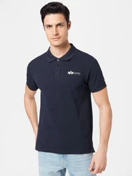 ALPHA INDUSTRIES Shirt navy / weiß