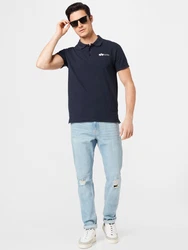 ALPHA INDUSTRIES Shirt navy / weiß
