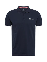 Poloshirt navy / wei