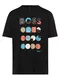 BOSS Orange T-Shirt creme / marine / trkis / hellbraun / koralle