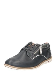 Schnrschuh navy / braun / grau