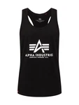 ALPHA INDUSTRIES Shirt/Top schwarz/weiß