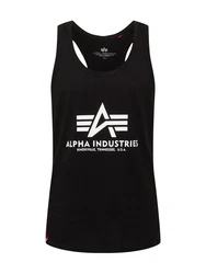 ALPHA INDUSTRIES Shirt/Top schwarz/weiß