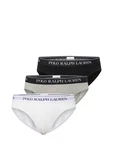 Polo Ralph Lauren Herren Slips 3er Pack LOW RISE BRF-3-PACK-BRIEF grau/graumeliert/schwarz/wei/Schwarz/Wei/Grau