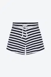 Kalhoty 'Flavia' námořnická modř / bílá