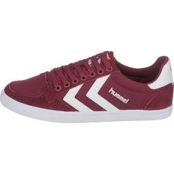 Hummel Sneaker Slimmer Stadil weinrot/weiß