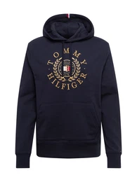 Sweatshirt sand / nachtblau / rot / wei