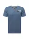 TOM TAILOR T-Shirt blaumeliert / orange / schwarz / wei