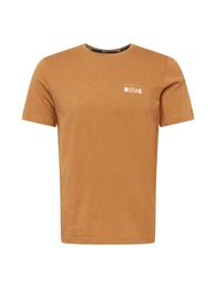 T-Shirt braun / wei
