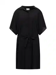Košilové šaty 'Bora' černá