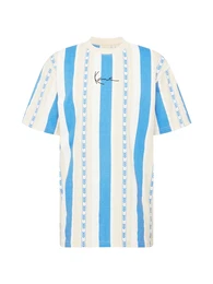 T-Shirt hellbeige / hellblau / schwarz / weiß
