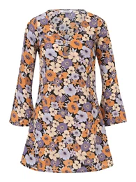 Dorothy Perkins Petite Šaty krémová / světlemodrá / lenvandulová / mandarinkoná / černá