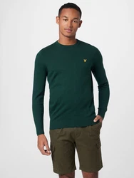 Lyle & Scott Pullover gelb/dunkelgrün/schwarz