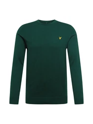 Lyle & Scott Pullover gelb/dunkelgrün/schwarz