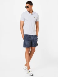 Lyle & Scott T-Shirt Poloshirt gelb/hellgrau