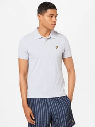 Lyle & Scott T-Shirt Poloshirt gelb/hellgrau