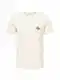 ARMEDANGELS T-Shirt ''''Jaames'''' naturwei / navy / gelb