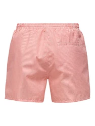 Only & Sons Badeshorts 'ONSTED' pink/weiß