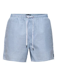 Badeshorts 'ONSTED' royalblau / wei