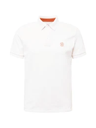 Poloshirt creme / rot