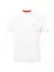 TOM TAILOR Poloshirt creme / rot