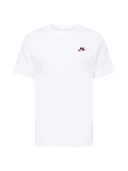 Nike Sportswear T-Shirt 'Club' weiß