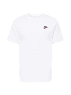 Nike Sportswear T-Shirt 'Club' weiß