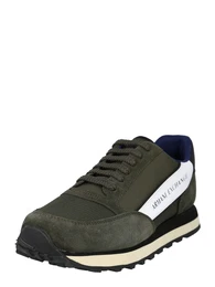 Sneaker wei / khaki / schwarz