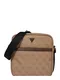 GUESS Tasche ''''Vezzola'''' kastanienbraun / hellbraun / schwarz
