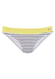 Spodní díl plavek žlutá / černá / bílá