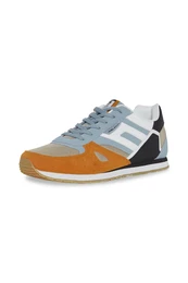 Sneaker low blau / grau / orange / schwarz / wei