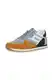 BLEND Sneaker low blau / grau / orange / schwarz / wei