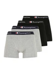 Champion Boxershorts 4er Pack Herren navy/graumeliert/schwarz/weiß