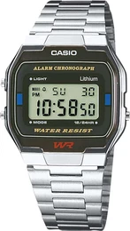 Digitaluhr silber