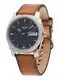 FOSSIL Analoguhr marine / braun / silber
