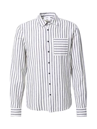 Hemd 'Janosch' schwarz / offwhite