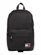Tommy Jeans Rucksack ''''College Dome'''' navy / feuerrot / schwarz / weiß