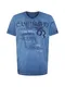 CAMP DAVID T-Shirt nachtblau / rauchblau / wei / navy