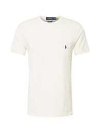 T-Shirt creme / taubenblau