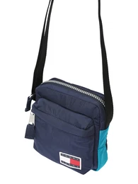 Umhängetasche navy / cyanblau / rot / weinrot