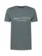 Marc O''''Polo T-Shirt smaragd / hellgrau