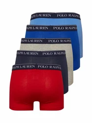Polo Ralph Lauren Boxershorts Classic Trunk 5er Pack blau/navy/royalblau/rot