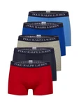 Polo Ralph Lauren Boxershorts Classic Trunk 5er Pack blau/navy/royalblau/rot