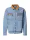 ABOUT YOU x Alvaro Soler Jacke 'Enzo' blue denim / cognac / limone / weinrot / schwarz