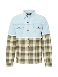 Jacke beige / blue denim / grn / orange