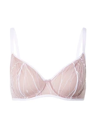 Podprsenka 'Miss Fire' starorůžová / bílá