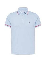 Poloshirt navy / hellblau / rot